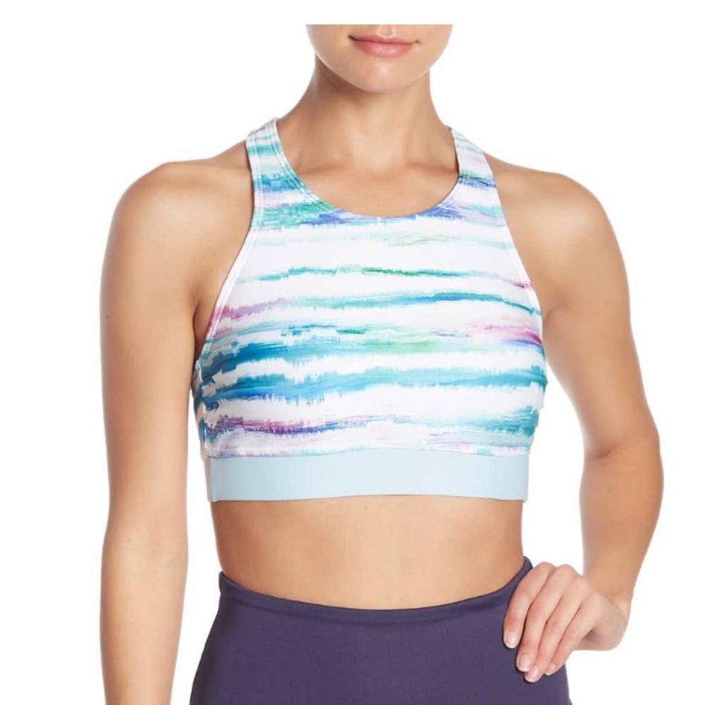 NWT Next High Neck Racerback Sports Bra